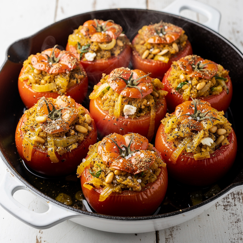 Greek-Style Stuffed Tomatoes