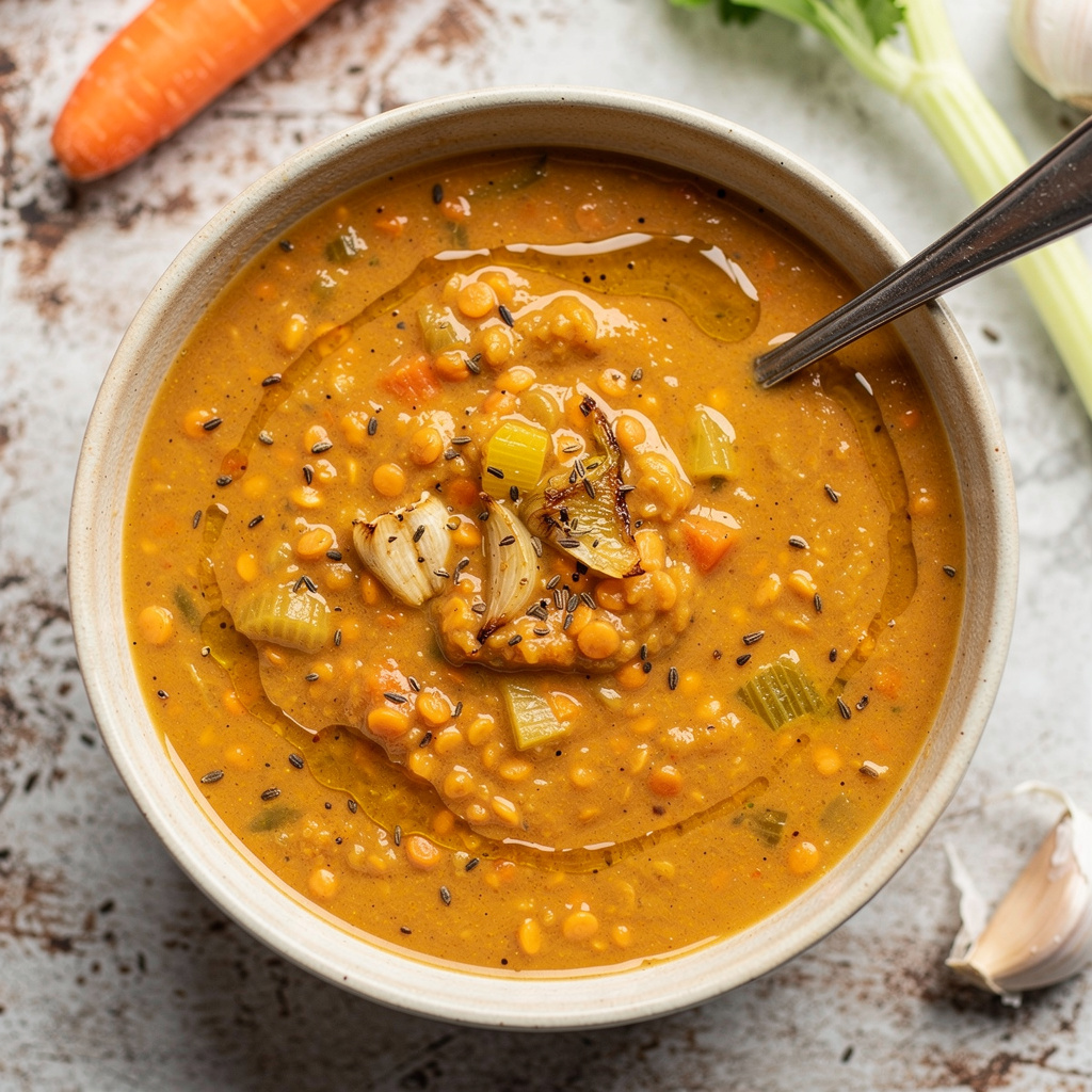 Creamy Red Lentil Soup