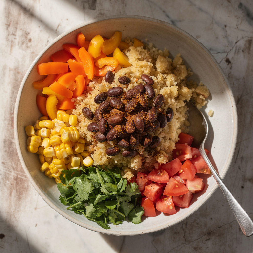 Cauliflower Rice Burrito Bowls