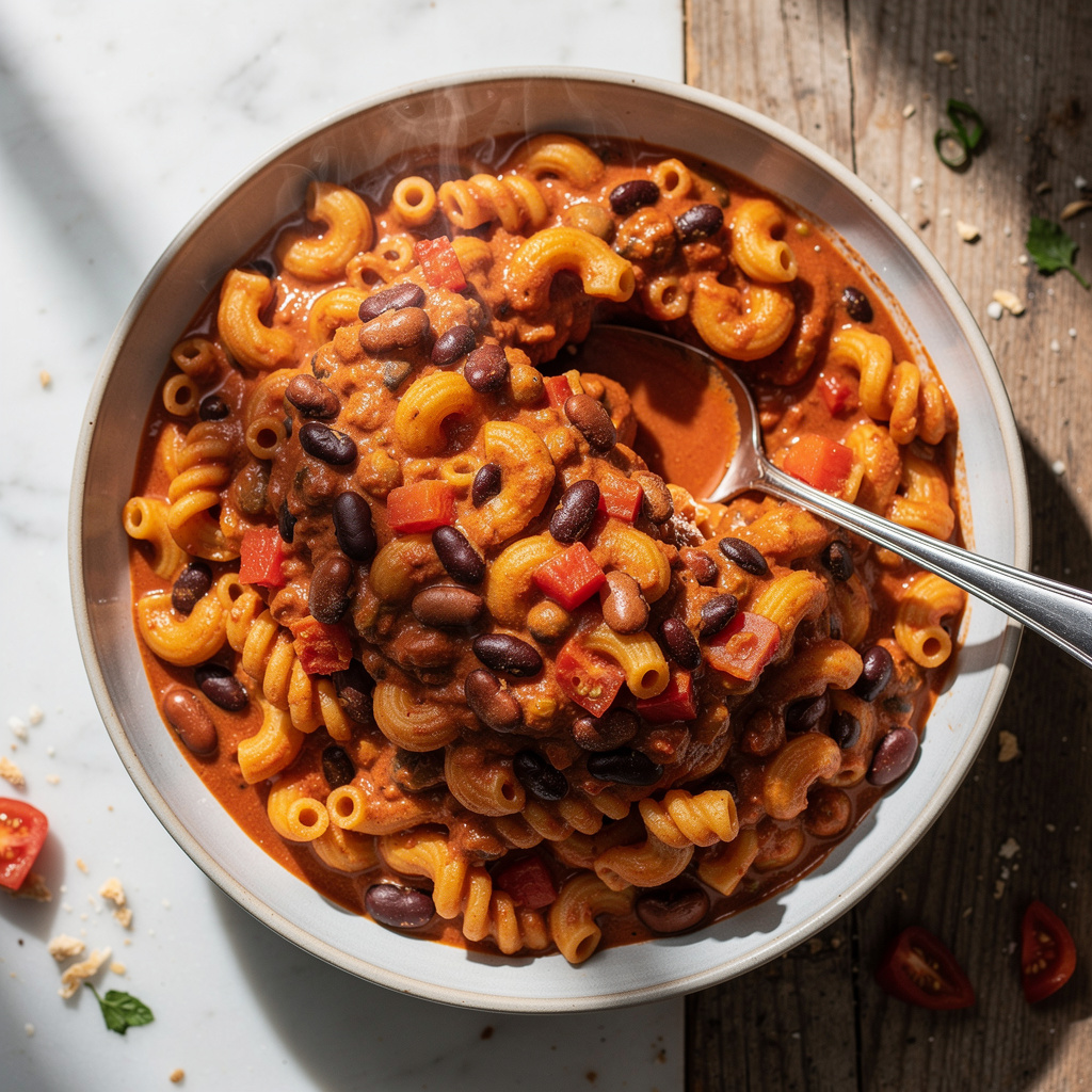 Creamy Vegan Chili Mac
