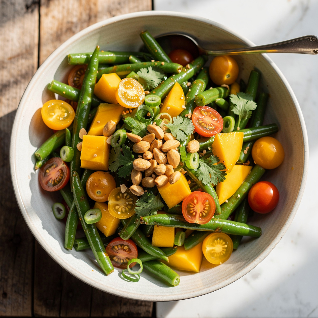 Green Bean and Mango Salad