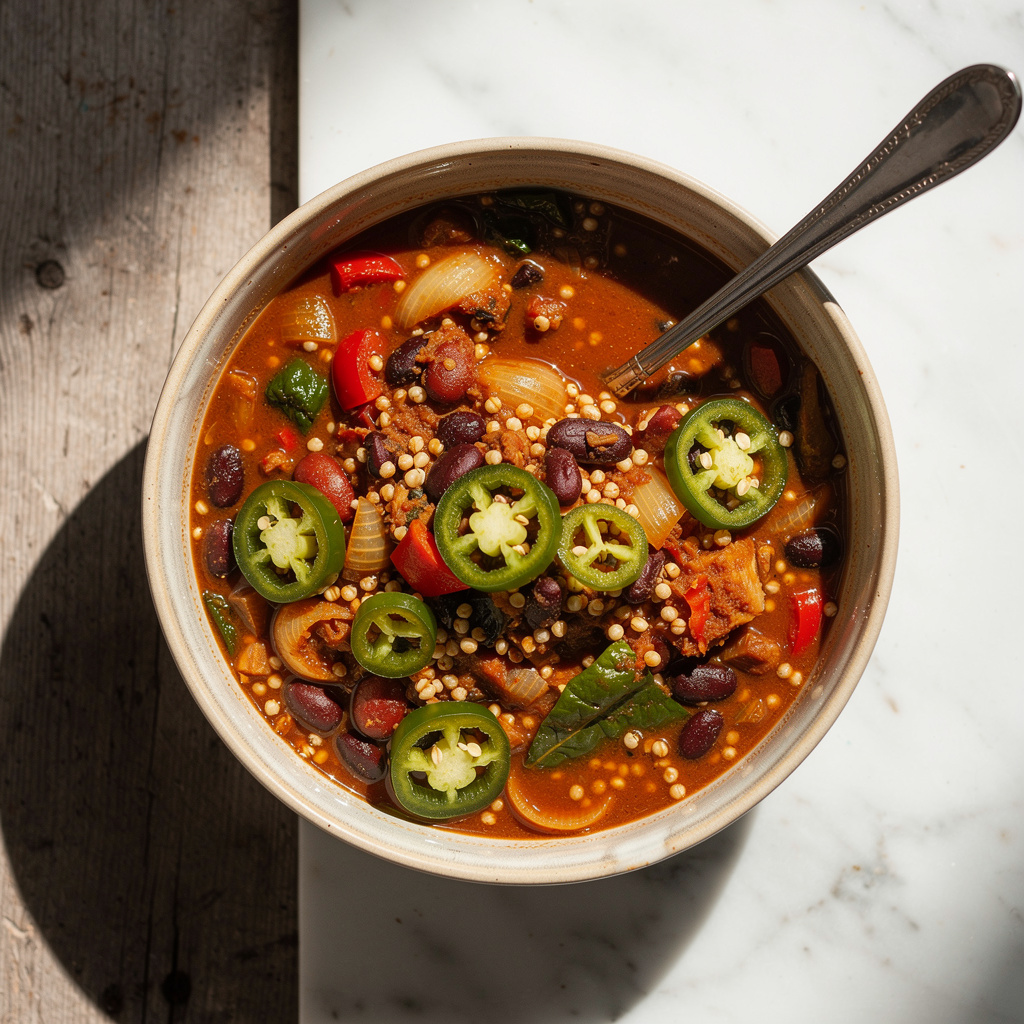 Hearty Vegan Red Bean Chili