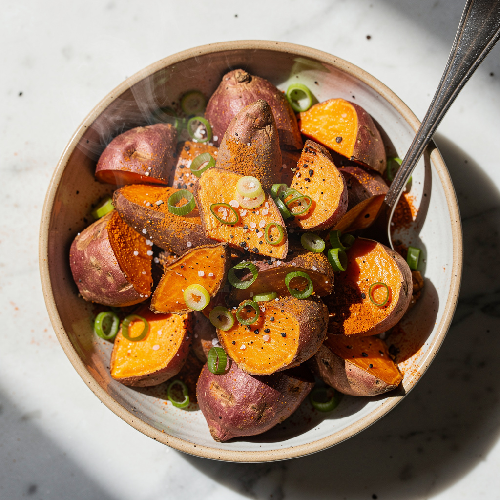 Caribbean Loaded Sweet Potatoes
