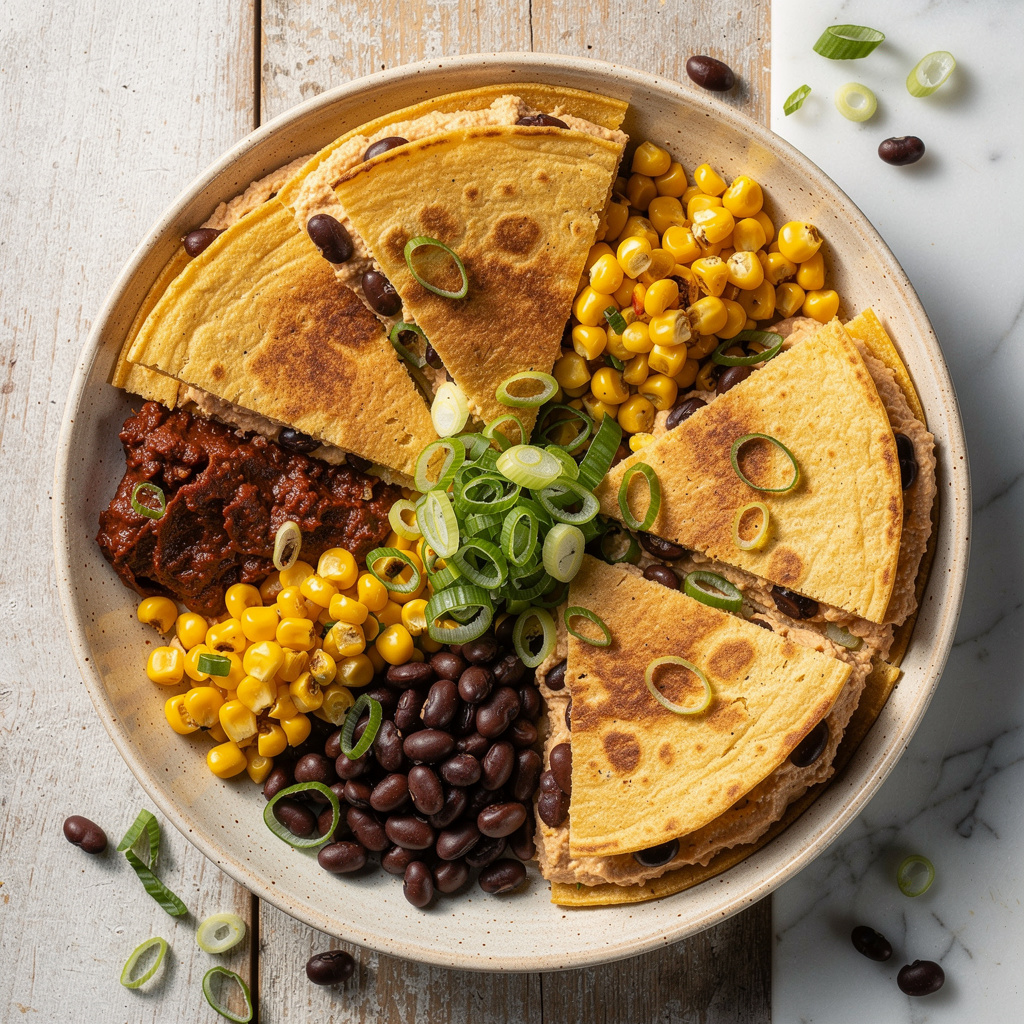 Chipotle Hummus Quesadillas