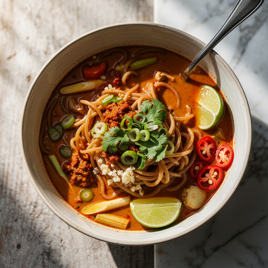 Red Curry Noodle Soup