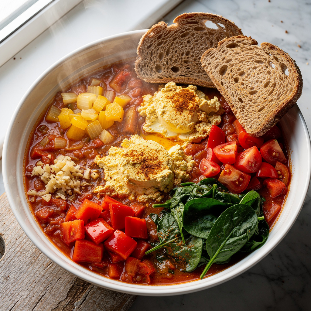 Morning Veggie Shakshuka