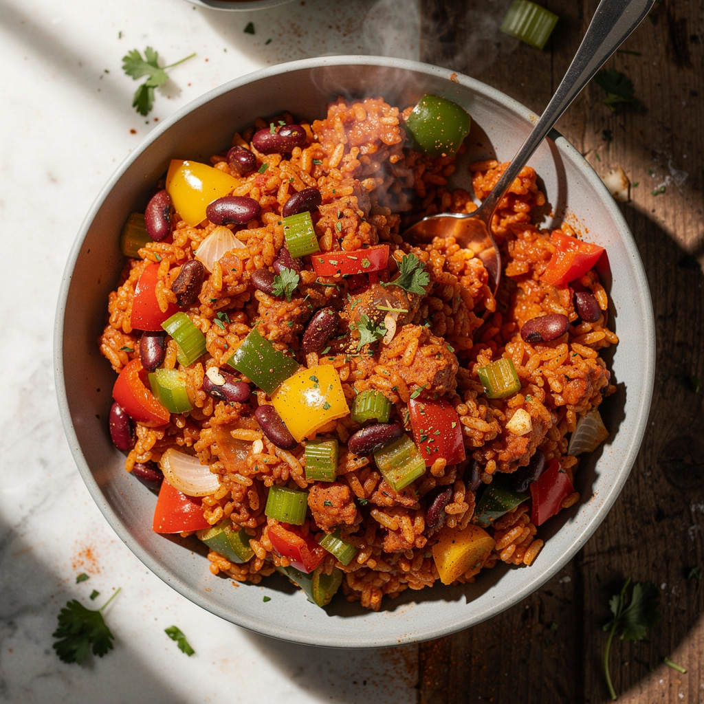 One-Pot Spicy Jambalaya