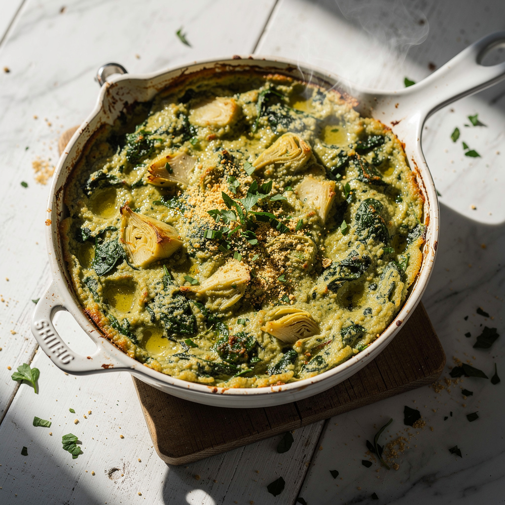 Vegan Spinach and Artichoke Dip