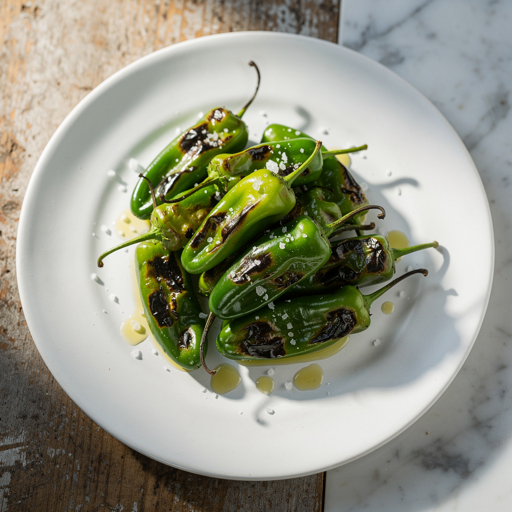 Blistered Shishito Peppers