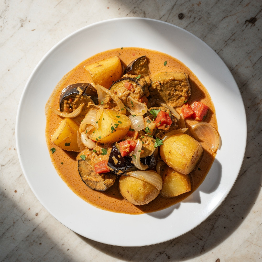 Instant Pot Eggplant & Potato Curry
