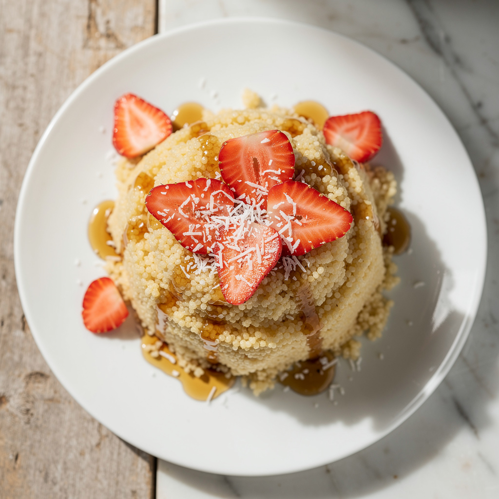 Strawberry Vanilla Couscous