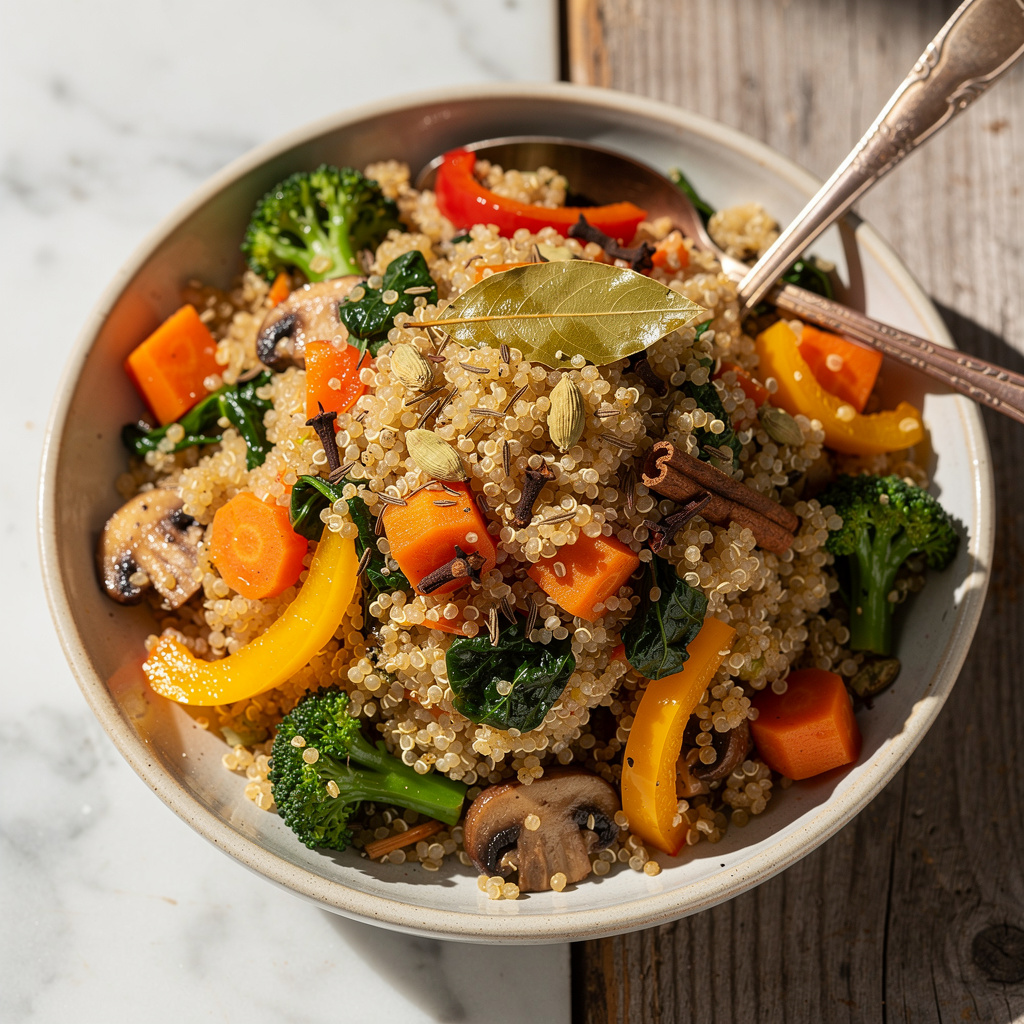 Stovetop Quinoa Pilaf