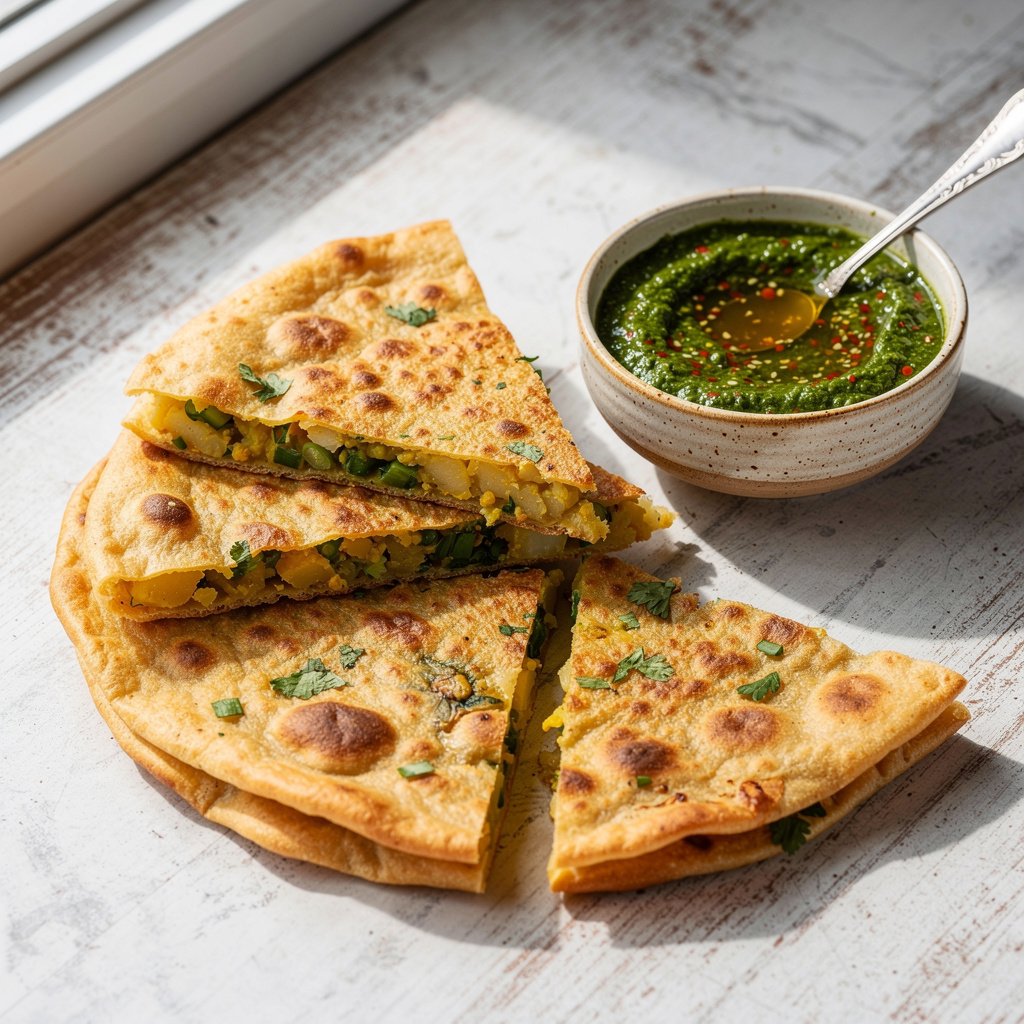 Bolani- Stuffed Flatbread