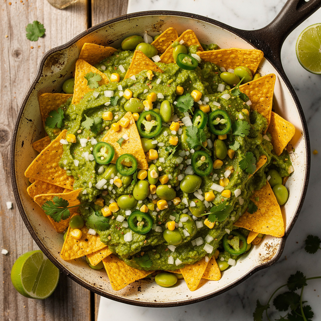 Vegan Nachos Verdes