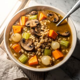 Instant Pot Mushroom-Barley Stew