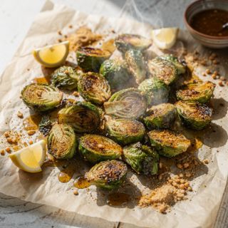 Spicy Roasted Brussels Sprouts