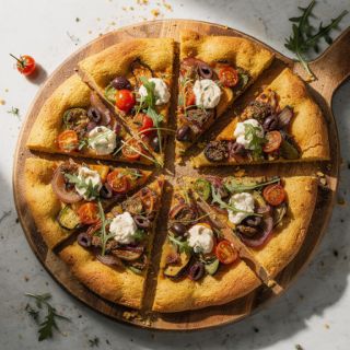 Chickpea Flour Pizza Crust (Gluten-Free), Plus Topping Ideas