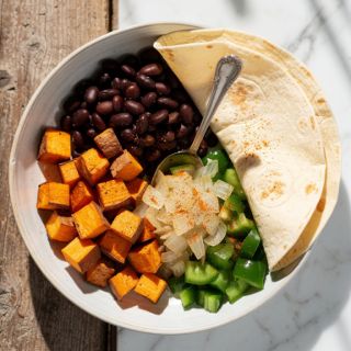 Vegetable Breakfast Burrito