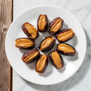 Almond Butter Filled Dates