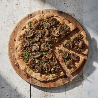 Balsamic Mushroom & Lentil Flatbread