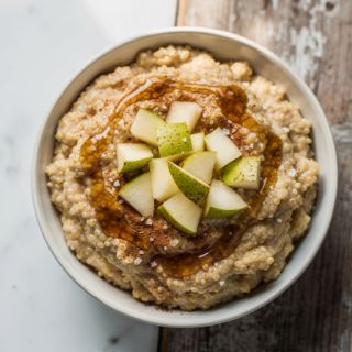 Cinnamon Pear Millet Porridge