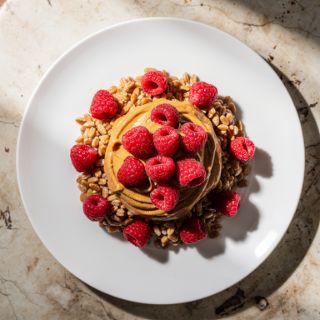 Raspberry Almond Breakfast Farro