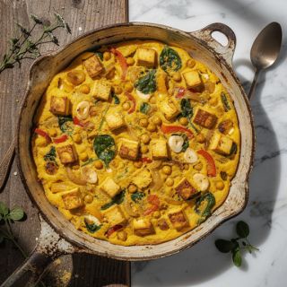 Tofu and Veggie Frittata
