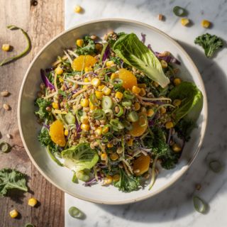 Summer Corn and Wheat Berry Slaw